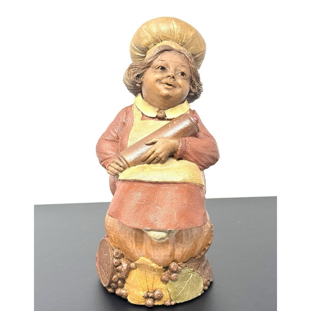 Tom Clark Dumpling Chef Gnome Figurine 27 Cairn Studio Resin 1997 Vintage Retire
